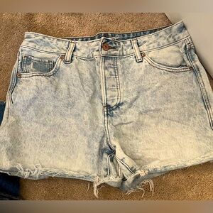 Express denim shorts
